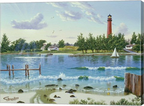 Framed Jupter Light 2 Print