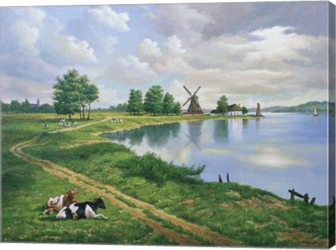 Framed Dutch Landscape Print