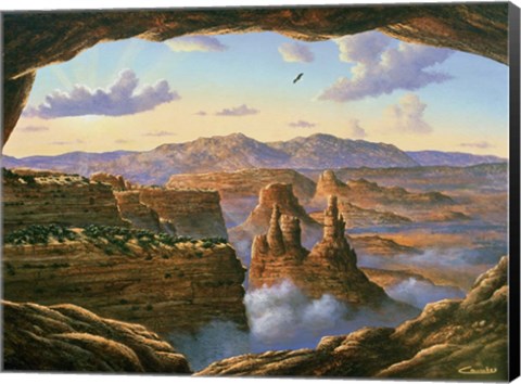 Framed Island In The Sky - Canyonlands Print