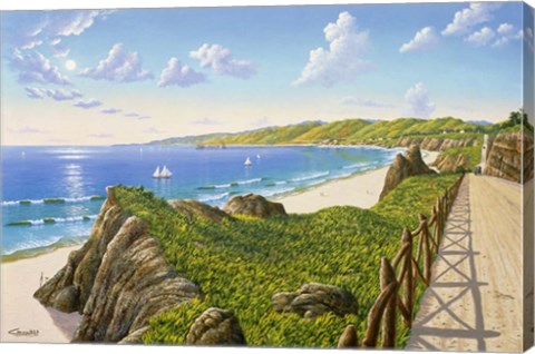 Framed California Incline 1915 Print