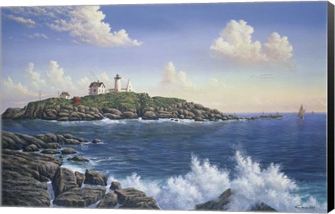 Framed Cape Neddick - Maine Print