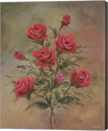 Framed Floral H Print