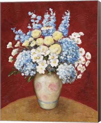 Framed Floral O Print