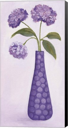 Framed Purple Vase 1 Print