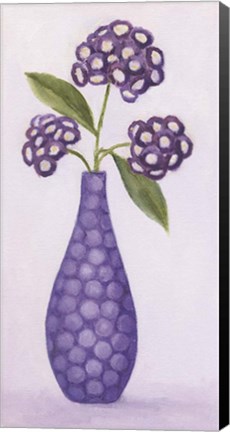 Framed Purple Vase 2 Print