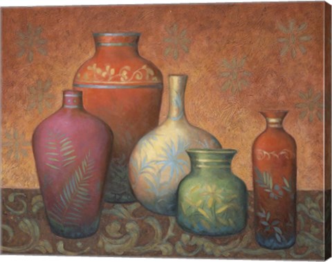 Framed Vases 5 Print