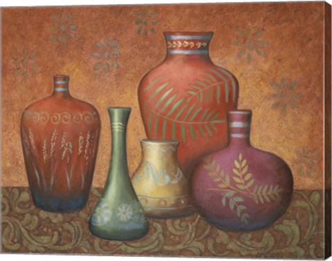 Framed Vases 6 Print