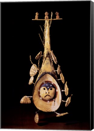 Framed Eskimo Mask Print