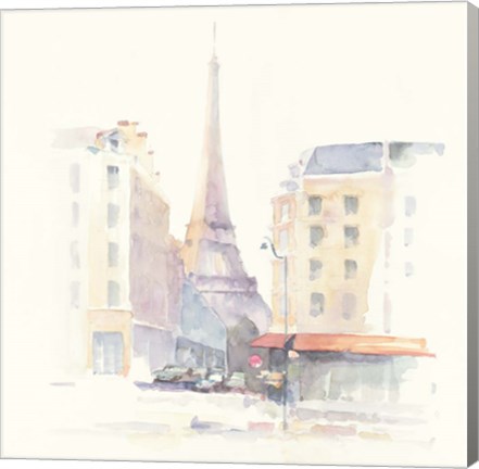 Framed Paris Morning Square Print