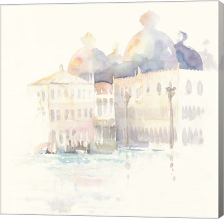 Framed Venice Evening Square Print