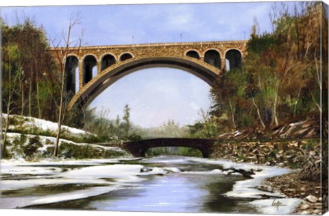 Framed Bridge 1 Print