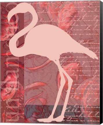 Framed Flamingo Pink Print