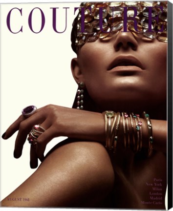 Framed Couture August 1968 Print