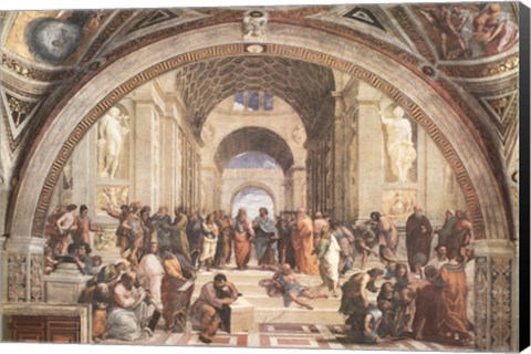Framed School Of Athens Print