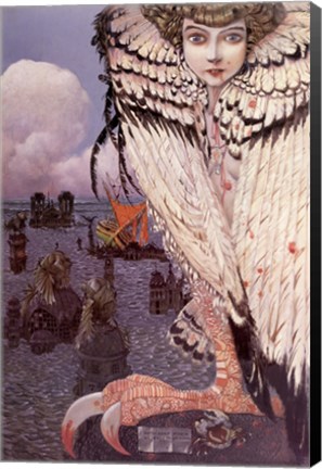 Framed Satiated Siren Print