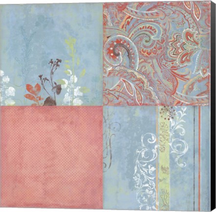 Framed Paisley Gardens Print