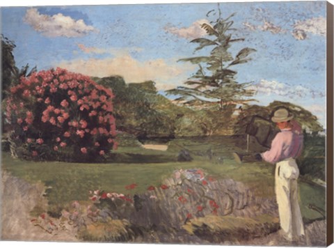 Framed Little Gardener Print