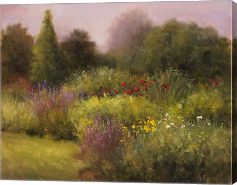 Framed In The Garden, Manchester Print