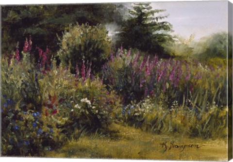Framed Abandoned Gardens Print