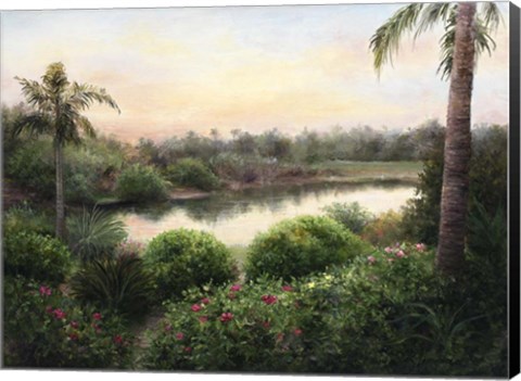 Framed Sanibel Island Sunset Print
