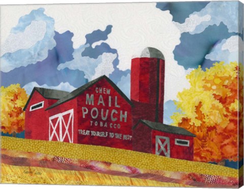 Framed Mail Pouch Barn Print