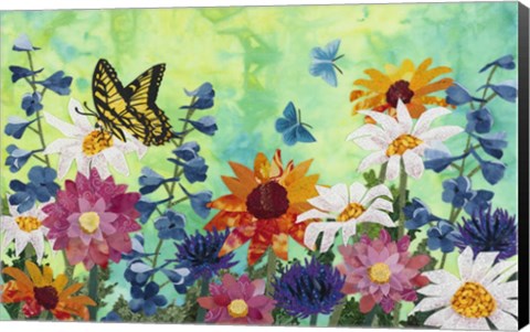 Framed Butterflies Print