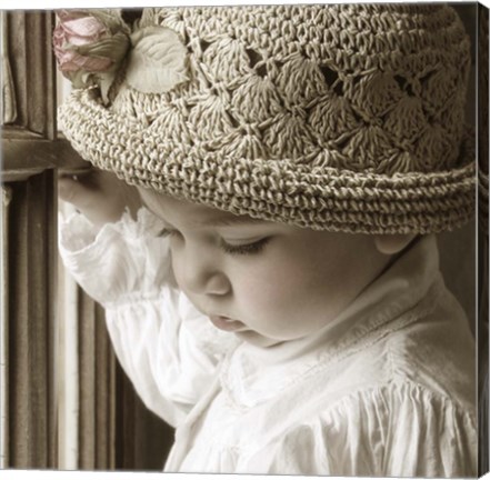 Framed Waiting for Daddy Print