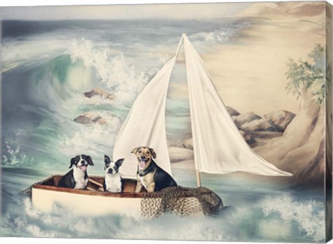 Framed Ruff Seas Print
