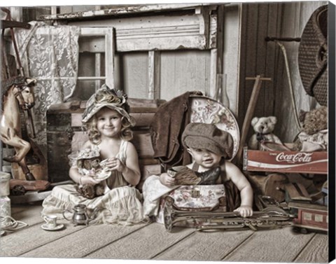 Framed Grandma&#39;s Attic 2 Print