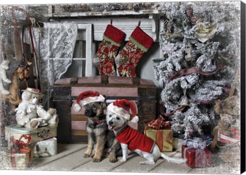 Framed Awaiting Santa Print