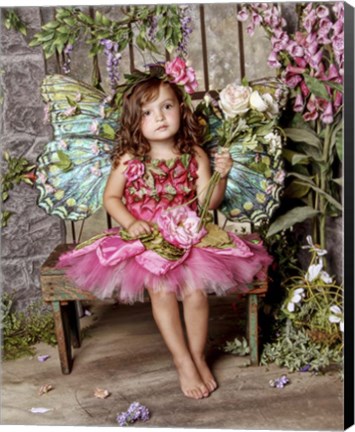 Framed Beautiful Fairy 2 Print