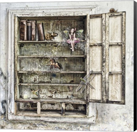 Framed Fairy Cupboard Print