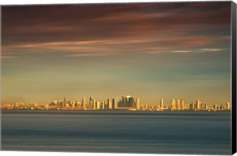 Framed Sunrise Across the Sea Print