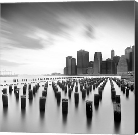 Framed Manhattan Skyline 2 Print