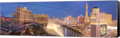 Framed Panorama 1 Las Vegas Print