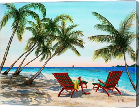Framed Tropical Vacation Print