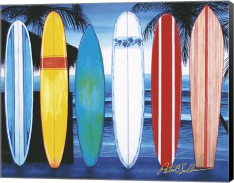 Framed Surfboards Print