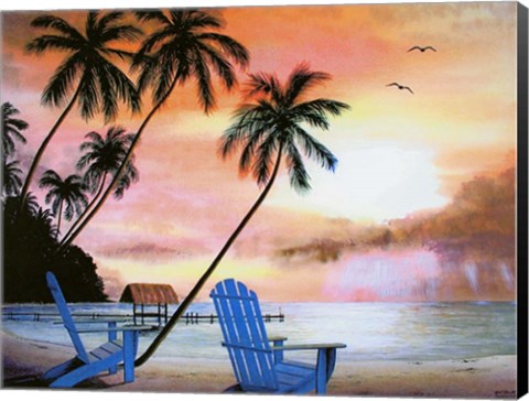 Framed Tropical Morning Print