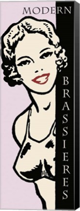 Framed Modern Brassieres Print
