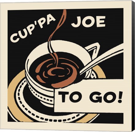Framed Cup&#39;Pa Joe To Go Print