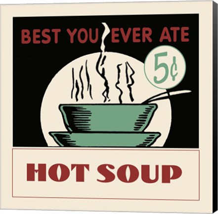 Framed Hot Soup Print