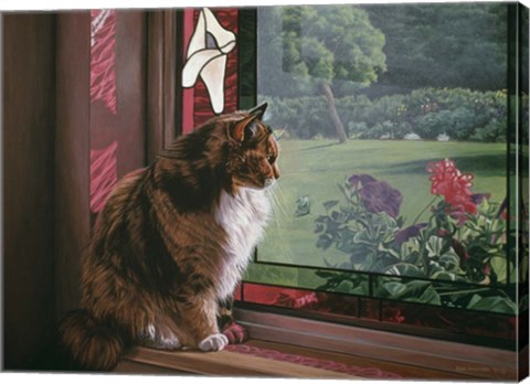 Framed Garden View Print