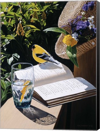 Framed Summer Hat Print