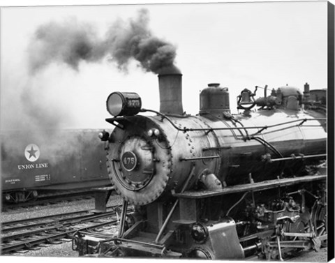 Framed Locomotive, Ohio 85 Print