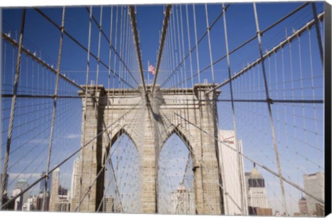Framed Brooklyn Bridge #2,  New York City, New York 08 Print