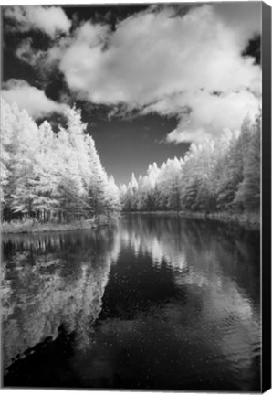 Framed Mirror Of Heaven, Palms Book State Park, Michigan 12 Print