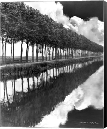 Framed Holland Canal, Sluis, Holland Print