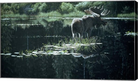 Framed Summer Pond Print