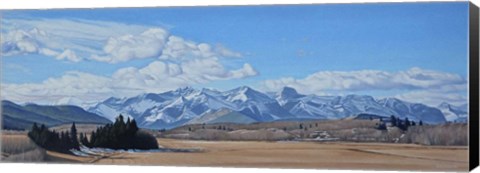 Framed Autumn Foothills Print