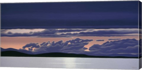 Framed Evening Clouds Print